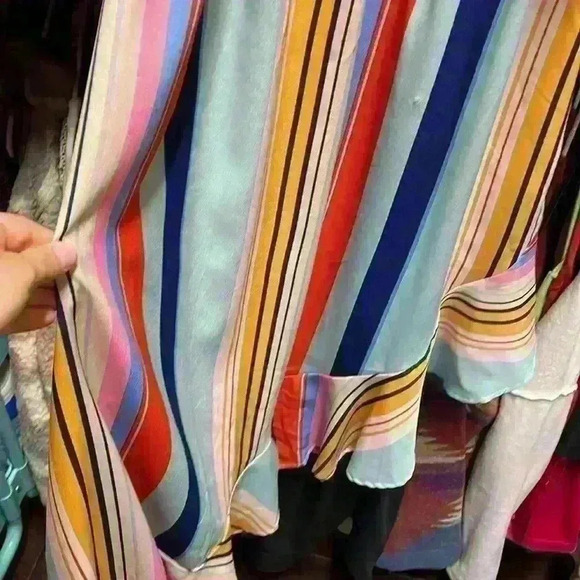 Boohoo Asymmetrical Dress Spring Size 6 - Picture 6 of 6